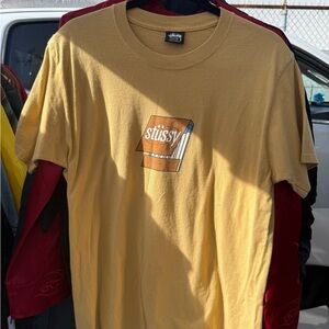 Stussy Men’s Yellow Matchbook T-Shirt